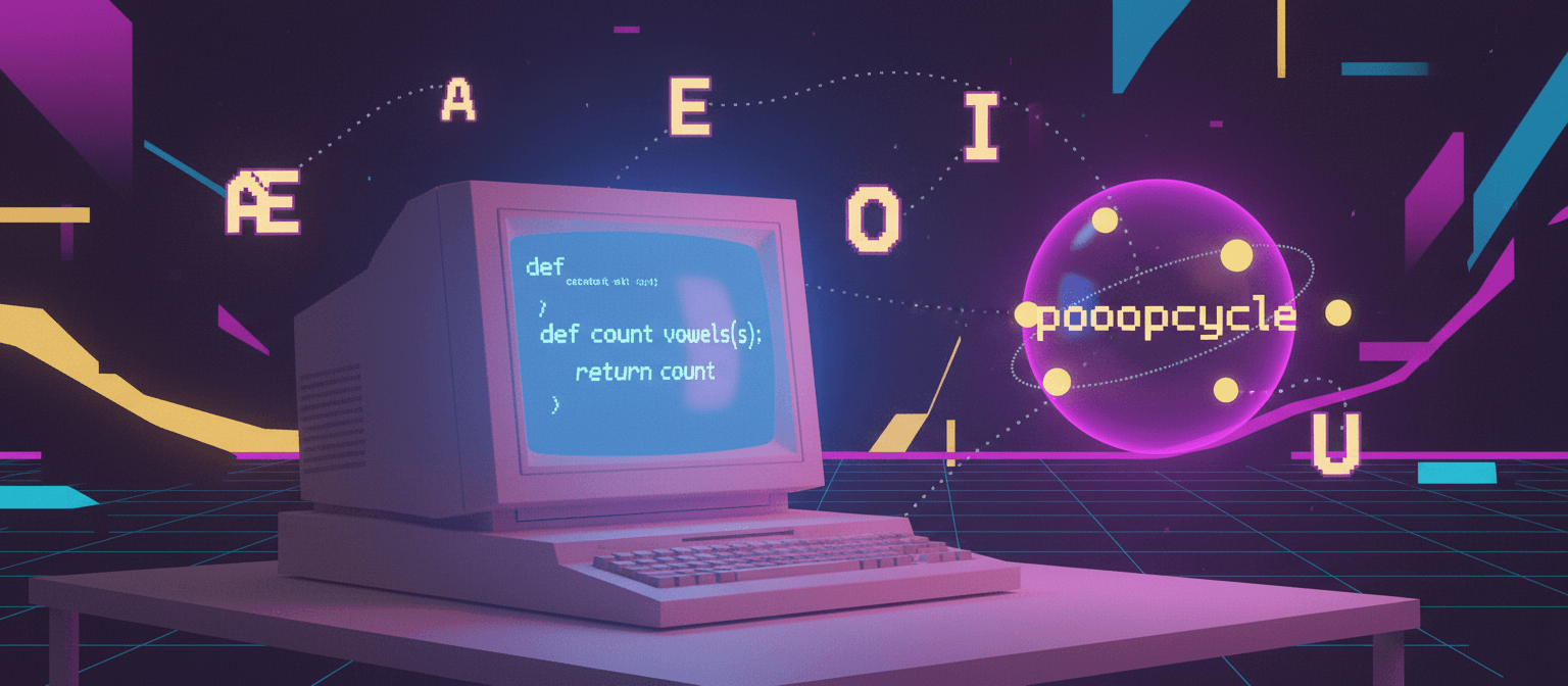 Problem 8: Count Vowels